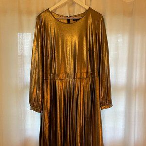 Eloquii Gold Dress Size 14